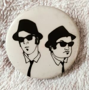 VINTAGE BLUES BROTHERS PIN BADGE PROMO